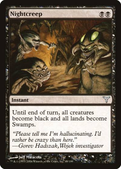 Nightcreep DIS-49 Dissension Magic card