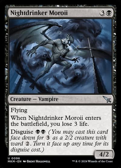 Nightdrinker Moroii 96 Murders at Karlov Manor Magic card