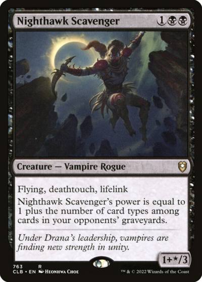 Nighthawk Scavenger CLB-763 Commander Legends: Battle for Baldur's Gate Magic card
