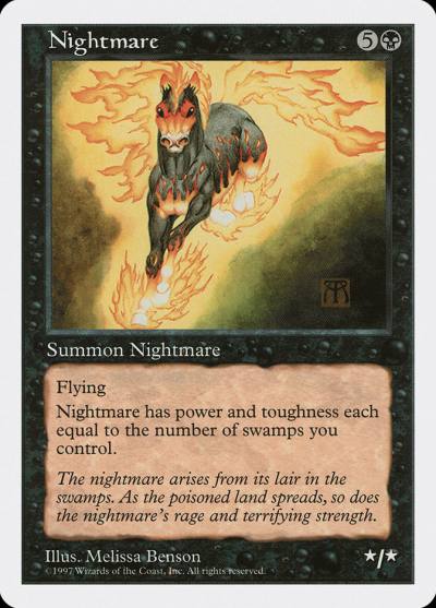Nightmare 5ED-184 Fifth Edition Magic card