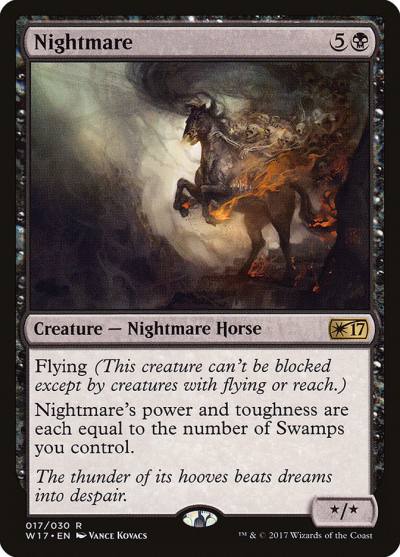 Nightmare W17-17 Welcome Deck 2017 Magic card