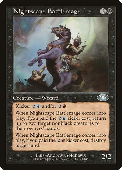 Nightscape Battlemage 47 Planeshift Magic card