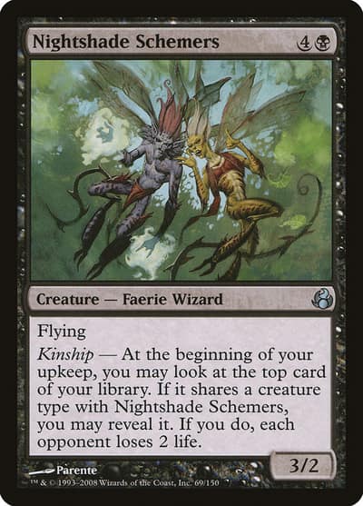 Nightshade Schemers 69 Morningtide Magic card