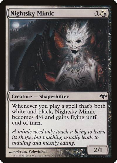 Nightsky Mimic EVE-91 Eventide Magic card