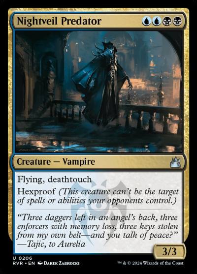 Nightveil Predator RVR-206 Ravnica Remastered Magic card