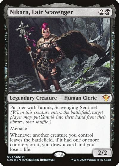 Nikara, Lair Scavenger 3 Commander 2020 Magic card