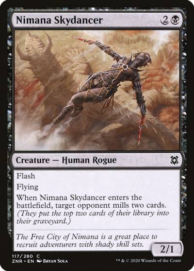 Nimana Skydancer 117 Zendikar Rising Magic card