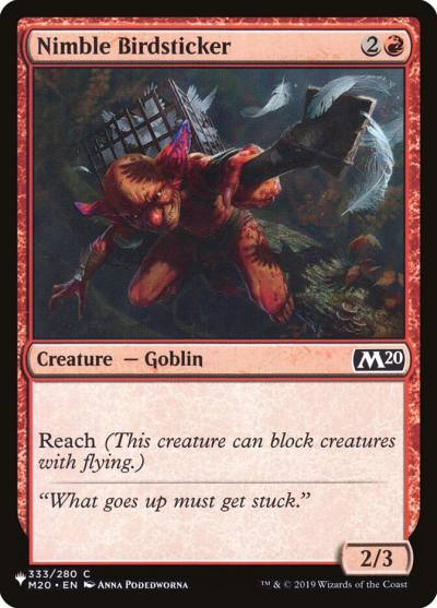 Nimble Birdsticker PLST-M20-333 The List Magic card