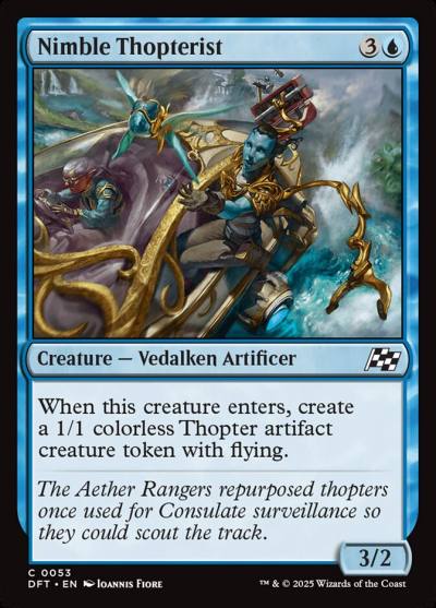 Nimble Thopterist DFT-53 Aetherdrift Magic card