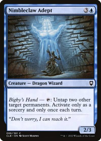 Nimbleclaw Adept 86 Commander Legends: Battle for Baldur's Gate Magic card