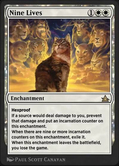 Nine Lives OMB-3 Through the Omenpaths Bonus Sheet Magic card