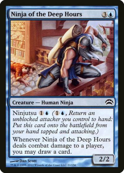 Ninja of the Deep Hours PC2-21 Planechase 2012 Magic card