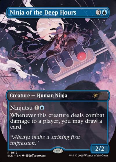 Ninja of the Deep Hours SLD-1912 Secret Lair Drop Magic card