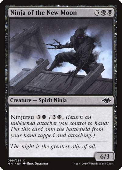 Ninja of the New Moon 99 Modern Horizons Magic card