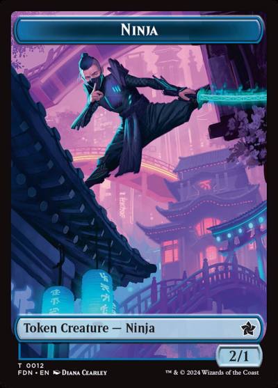 Ninja TFDN-12 Foundations Tokens Magic card