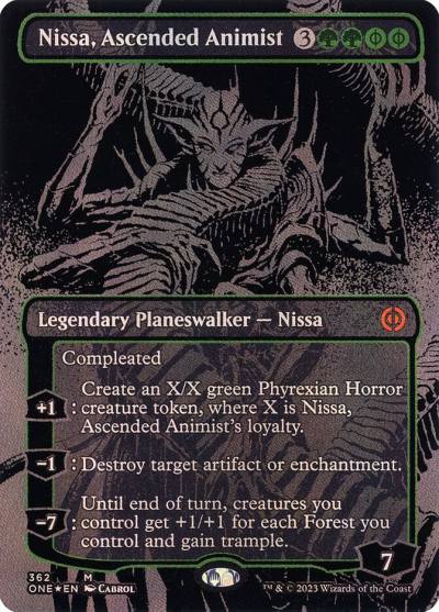 Nissa, Ascended Animist ONE-362 Phyrexia: All Will Be One Magic card