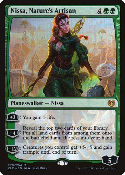 Nissa, Nature's Artisan KLD-270 Kaladesh Magic card