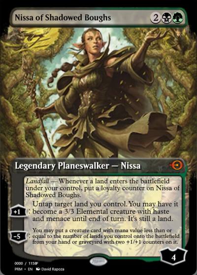 Nissa of Shadowed Boughs PRM-83842 Magic Online Promos Magic card
