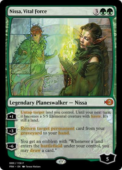 Nissa, Vital Force PRM-70936 Magic Online Promos Magic card