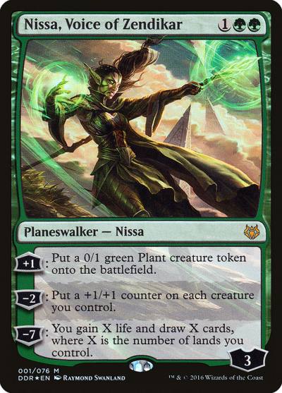 Nissa, Voice of Zendikar DDR-1 Duel Decks: Nissa vs. Ob Nixilis Magic card