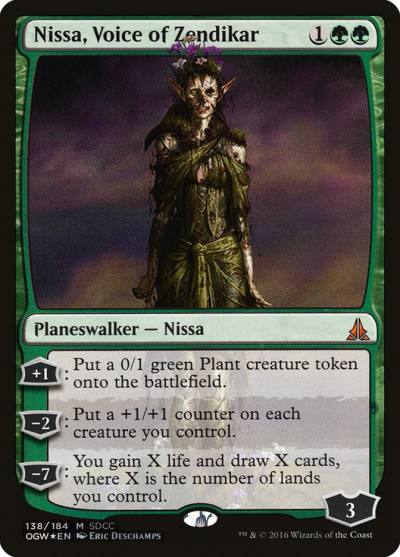 Nissa, Voice of Zendikar PS16-138 San Diego Comic-Con 2016 Magic card