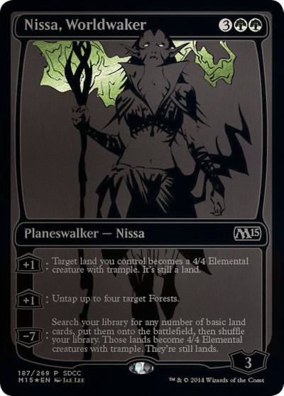 Nissa, Worldwaker PS14-187 San Diego Comic-Con 2014 Magic card