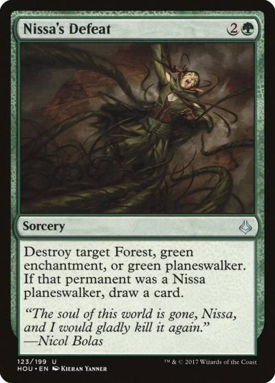 Nissa's Defeat HOU-123 Hour of Devastation Magic card