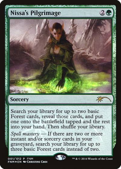 Nissa's Pilgrimage F16-1 Friday Night Magic 2016 Magic card