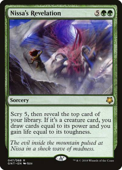 Nissa's Revelation GNT-47 Game Night Magic card