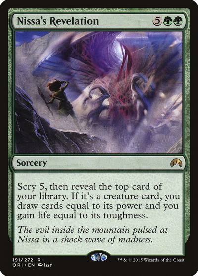 Nissa's Revelation ORI-191 Magic Origins Magic card