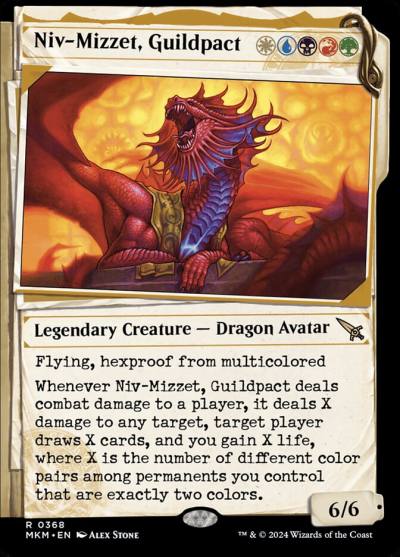 Niv-Mizzet, Guildpact MKM-368 Murders at Karlov Manor Magic card