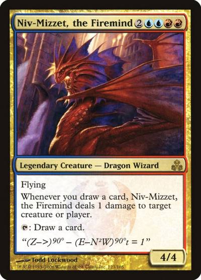 Niv-Mizzet, the Firemind GPT-123 Guildpact Magic card