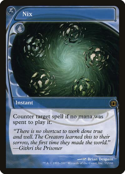 Nix FUT-55 Future Sight Magic card