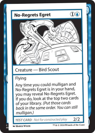 No-Regrets Egret MB2-533 Mystery Booster 2 Magic card