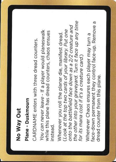 No Way Out (Playtest)