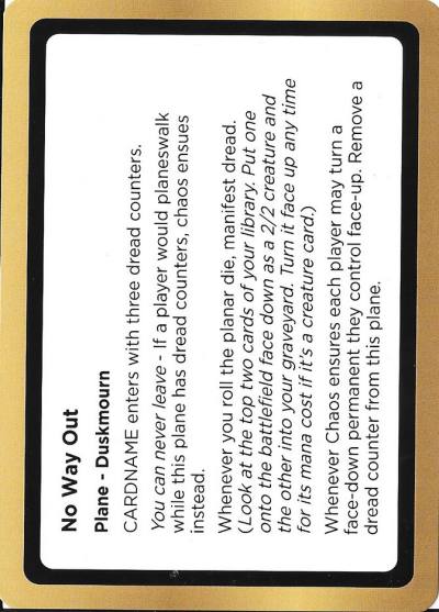 No Way Out (Playtest)