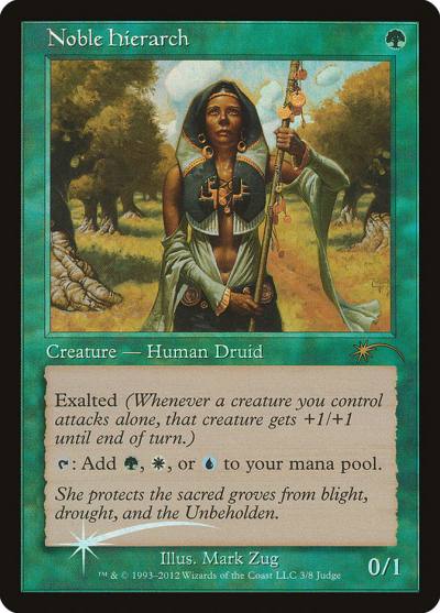 Noble Hierarch J12-3 Judge Gift Cards 2012 Magic card