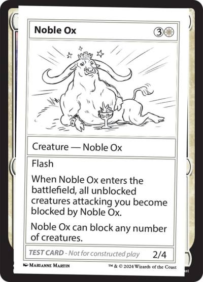 Noble Ox MB2-521 Mystery Booster 2 Magic card
