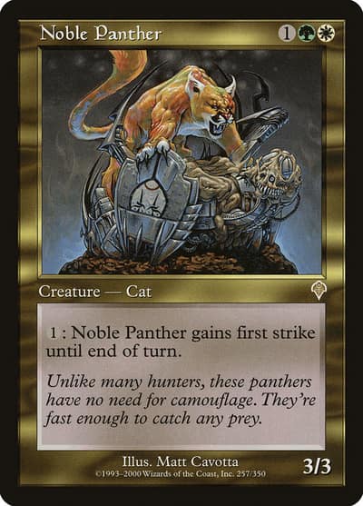 Noble Panther 257 Invasion Magic card