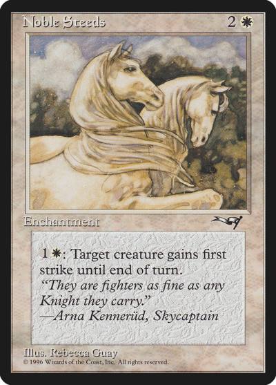 Noble Steeds ALL-11B Alliances Magic card