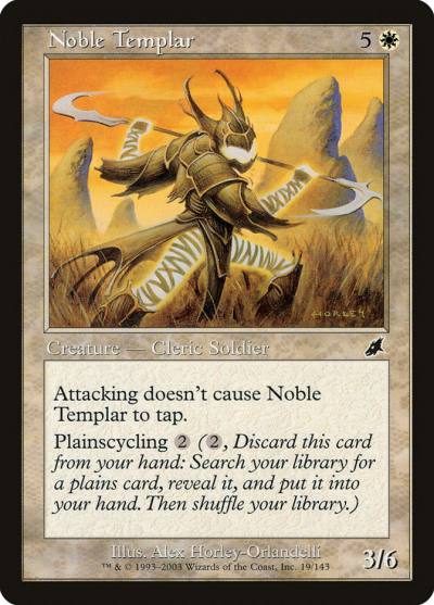 Noble Templar SCG-19 Scourge Magic card