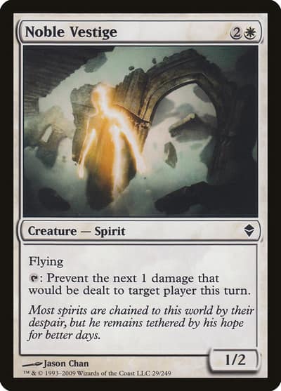 Noble Vestige 29 Zendikar Magic card