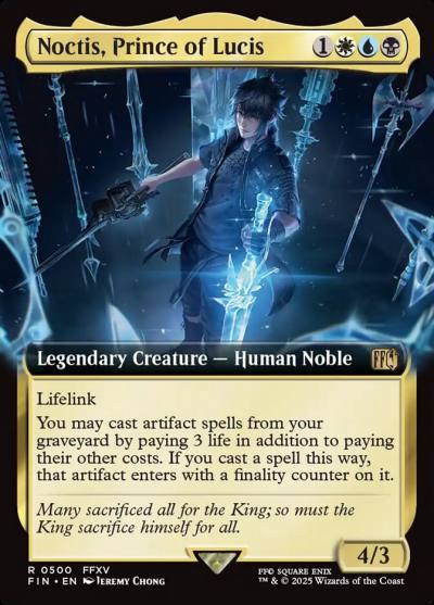 Noctis, Prince of Lucis FIN-500 Final Fantasy Magic card