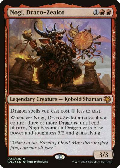 Nogi, Draco-Zealot GN3-4 Game Night: Free-for-All Magic card