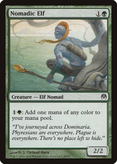 Nomadic Elf DDE-38 Duel Decks: Phyrexia vs. the Coalition Magic card