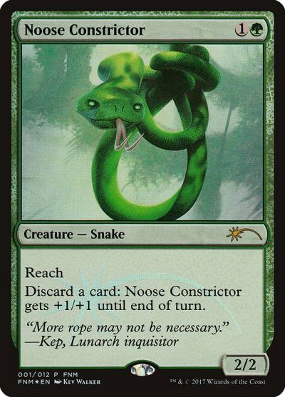 Noose Constrictor F17-1 Friday Night Magic 2017 Magic card