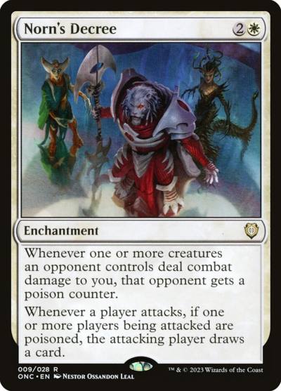 Norn's Decree ONC-9 Phyrexia: All Will Be One Commander Magic card