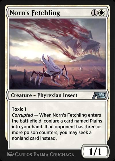 Norn's Fetchling YONE-4 Alchemy: Phyrexia Magic card