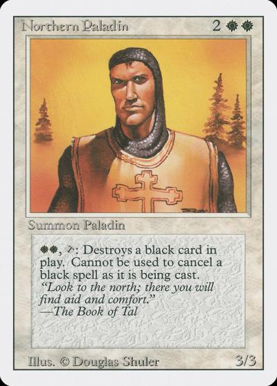 Northern Paladin 3ED-29 Revised Edition Magic card