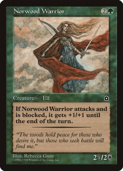 Norwood Warrior P02-140 Portal Second Age Magic card